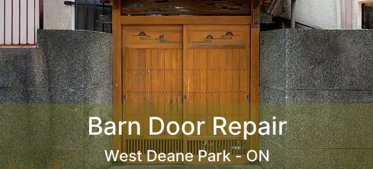  Barn Door Repair West Deane Park - ON