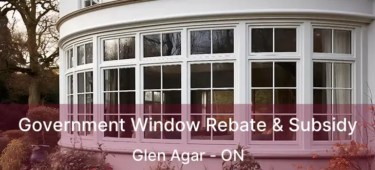  Government Window Rebate & Subsidy Glen Agar - ON