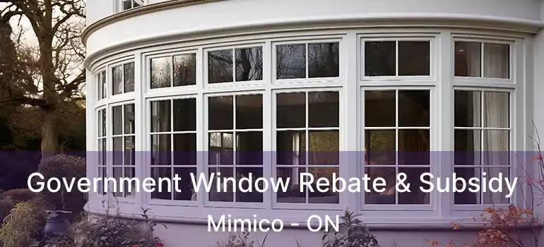  Government Window Rebate & Subsidy Mimico - ON