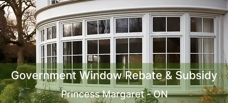  Government Window Rebate & Subsidy Princess Margaret - ON