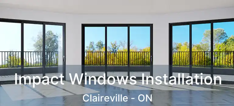  Impact Windows Installation Claireville - ON