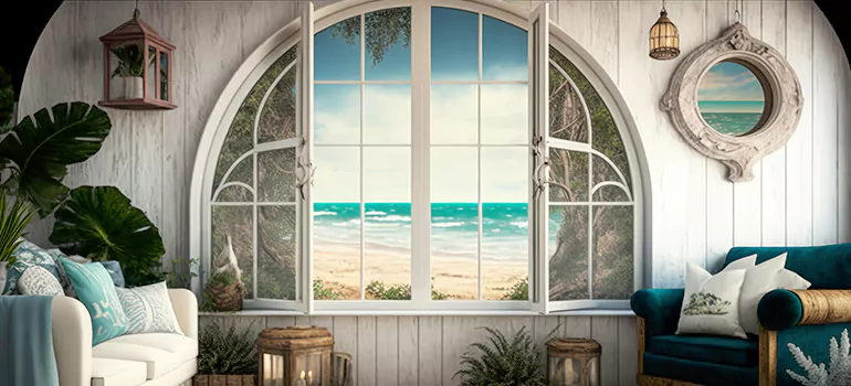 Interior Half-round Windows in Royal York Gardens, ON