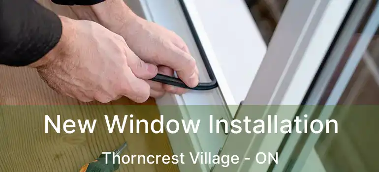  New Window Installation Thorncrest Village - ON
