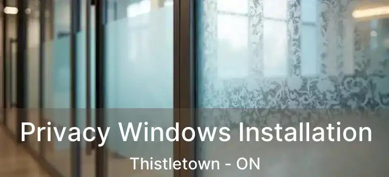  Privacy Windows Installation Thistletown - ON
