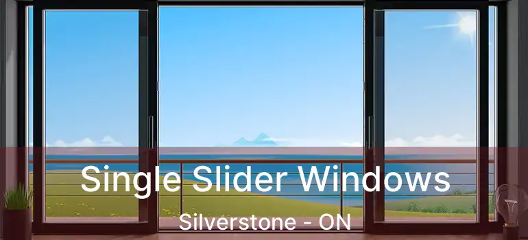 Single Slider Windows Silverstone - ON