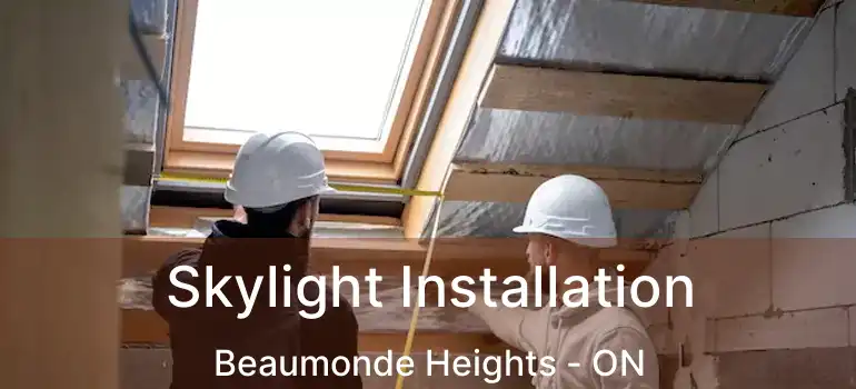  Skylight Installation Beaumonde Heights - ON