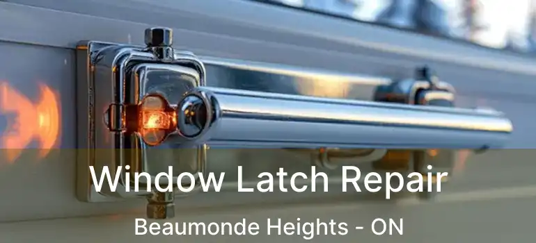  Window Latch Repair Beaumonde Heights - ON