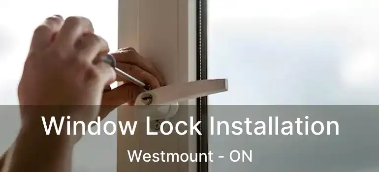  Window Lock Installation Westmount - ON